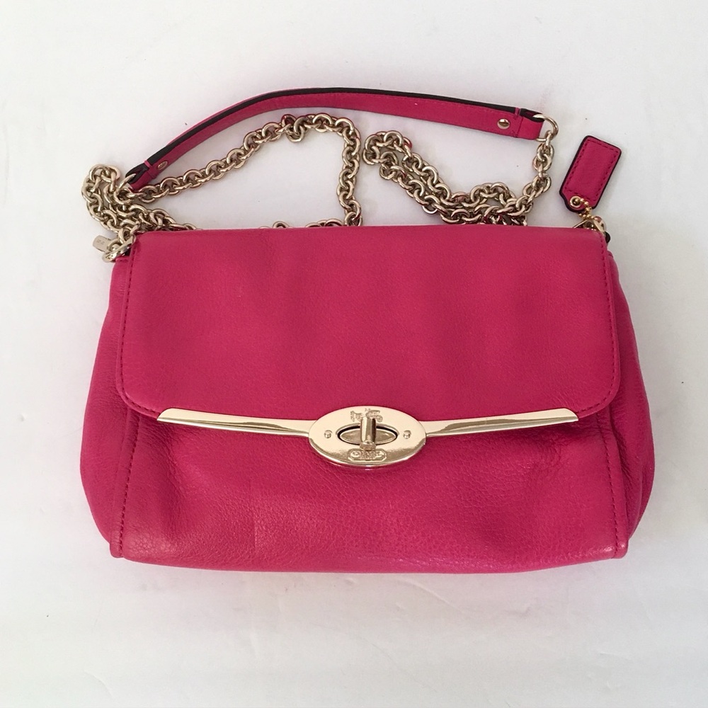 COACH MADISON CHAIN CROSSBODY PURSE